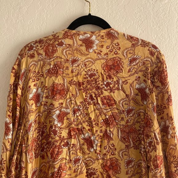 Knox Rose Womens Cardigan Floral Open Sweater Size XS/S Lightweight Spring Long - Picture 6 of 9